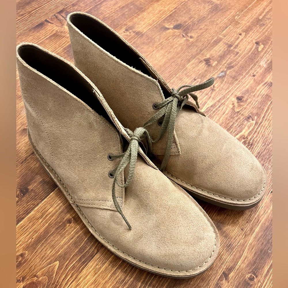 Clark’s boots. Worn once.